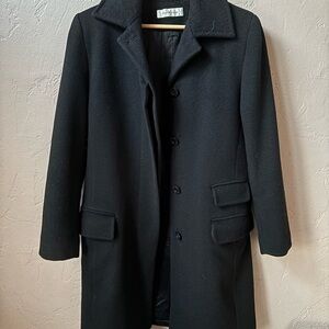 Isaac Mizrahi vintage black coat